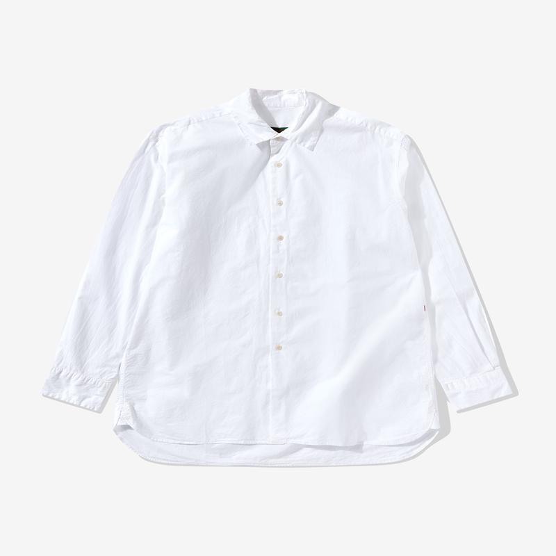 Casey Casey - Mens Double Dyed Big Raccourcie Shirt - (Off White)