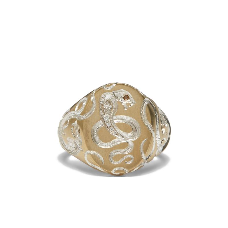 Castro Smith - Cobra Ring - (Yellow Gold)