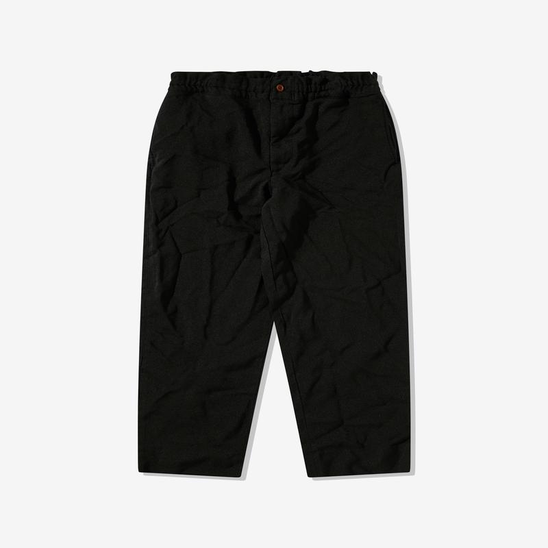 Black Comme Des Garons - Tapered Drawcord Trousers - (Black)