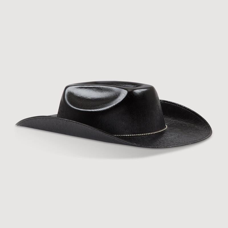 Rhinestone Strap Cowboy Hat
