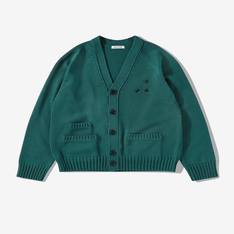 Undercover - Mens Cardigan - (Green)