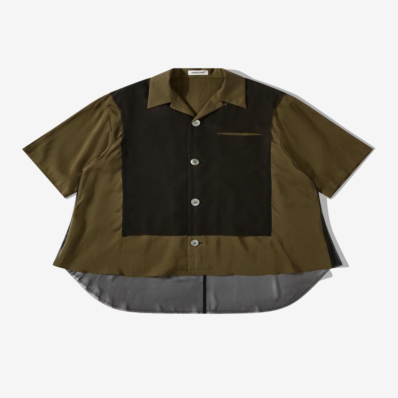 Undercover - Womens Contrast Shirt - (Grey/Khaki)