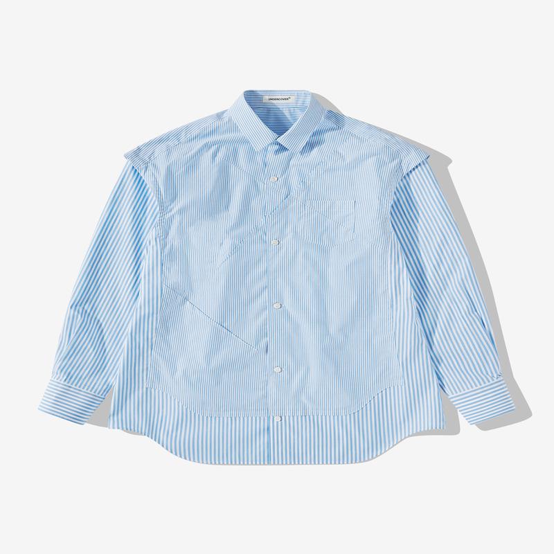 Undercover - Womens Stripe Shirt - (Blue)