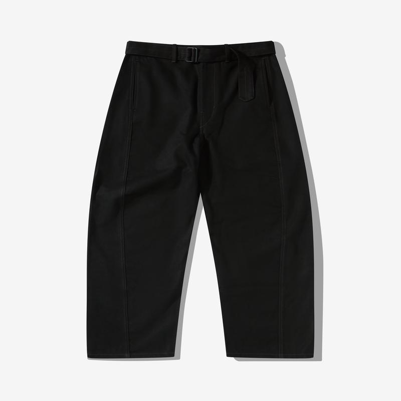 Lemaire - Mens Twisted Belted Pants - (Black)