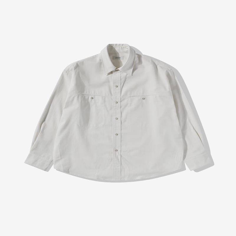 Lemaire - Mens Welt Pocket Shirt - (Chalk)