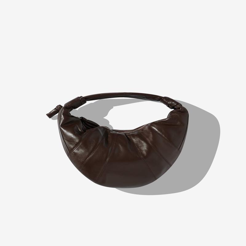 Lemaire - Womens Fortune Croissant Bag - (Dark Tobacco)