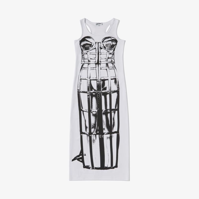 Jean Paul Gaultier - Womens Sleeveless Dress - (White)