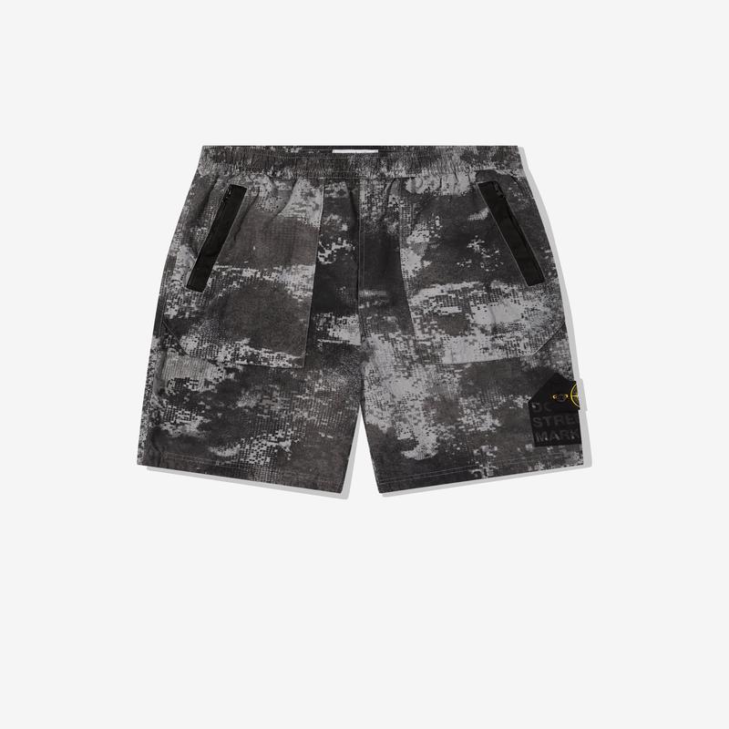 Stone Island - DSM Mens Bermuda Shorts - (Grey Camo)