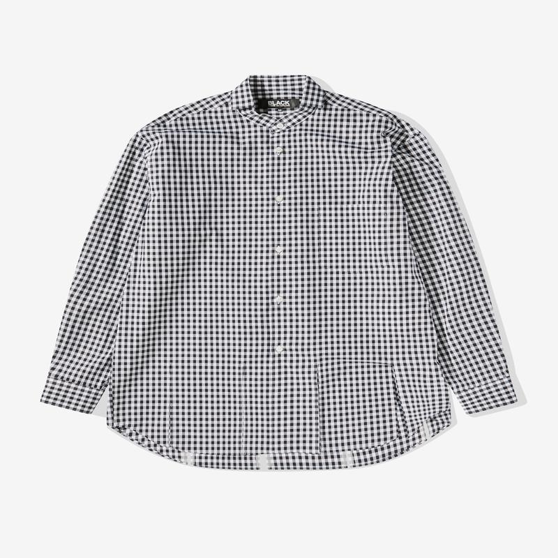 Black Comme Des Garons - Gingham Check Shirt - (Black/White)