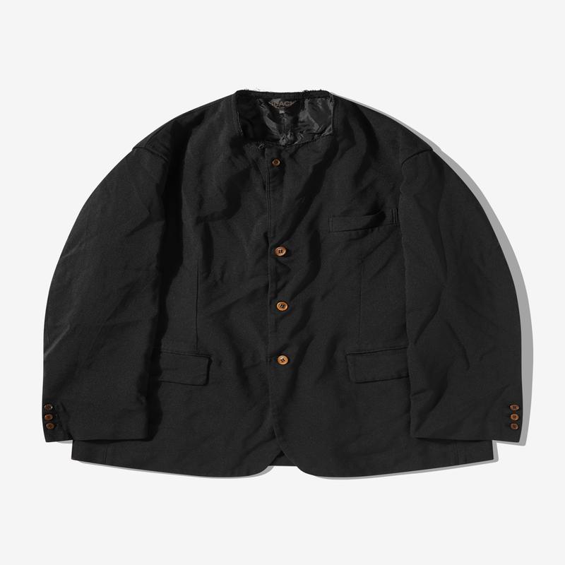 Black Comme Des Garons - Square Collar Jacket - (Black)