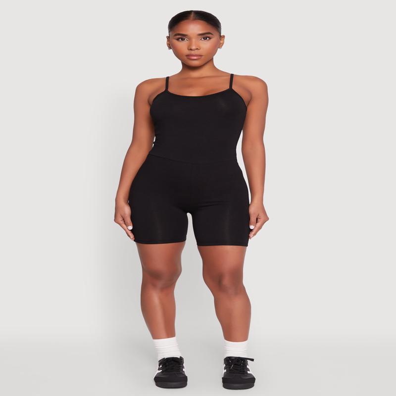 Cami Biker Romper