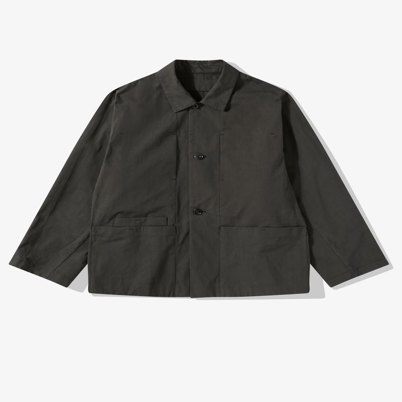 Lemaire - Mens Boxy Single Breasted Workwear Jacket - (Anthracite Brown)