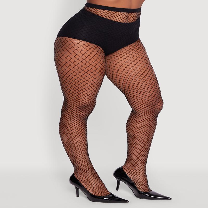 Assorted Footed Fishnet Tights