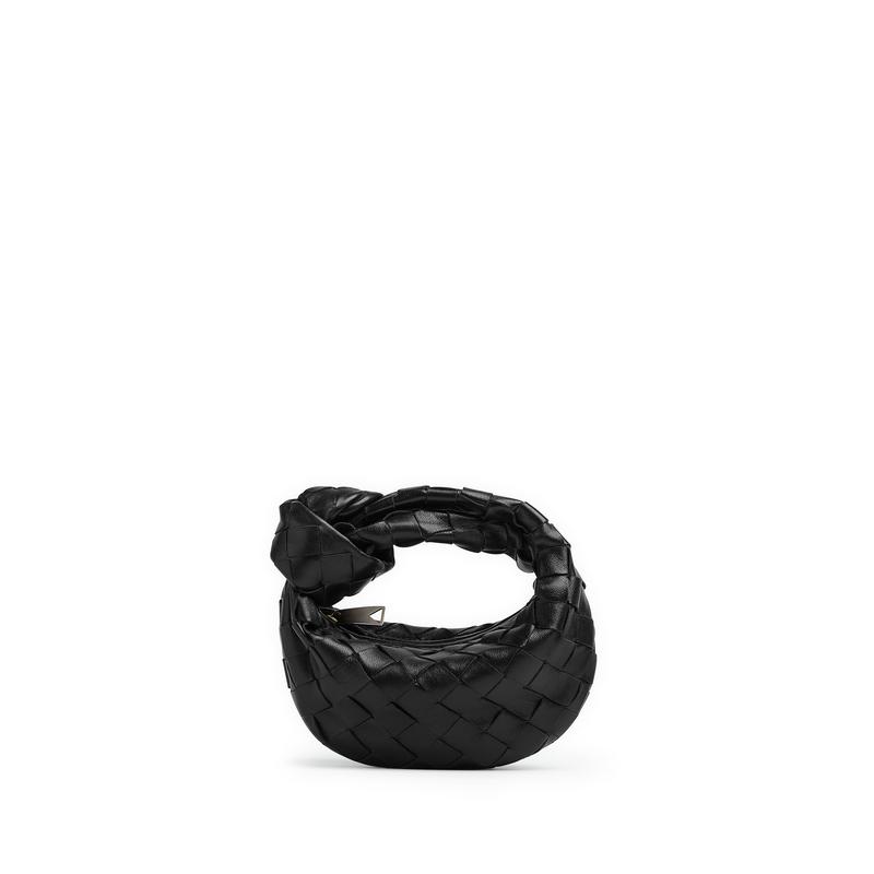 Bottega Veneta - Womens Candy Jodie Bag - (Black/Silver)