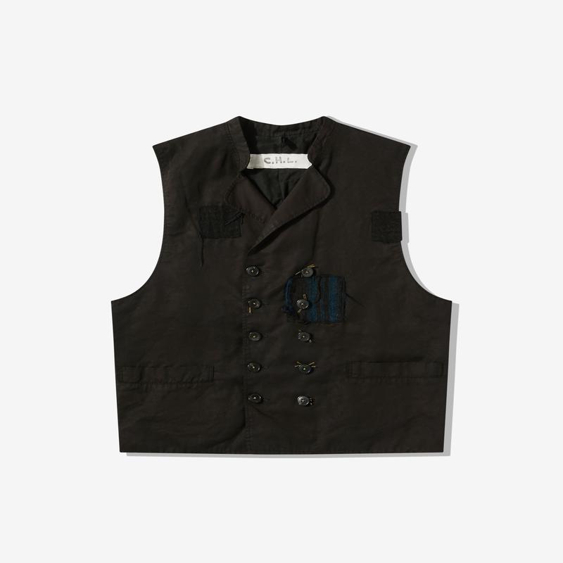 Canal House Line - Mens Dutch Worker Vest - (Black)
