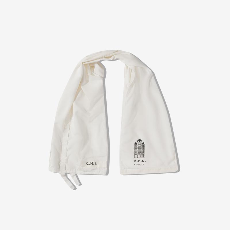 Canal House Line - Silk Scarf - (Light Grey)