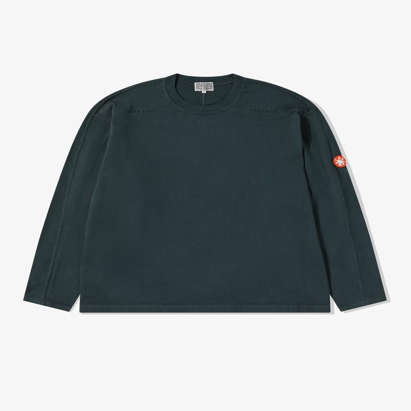 Cav Empt - Mens Overdye Forward Line Heavy L/S T-Shirt - (Black)