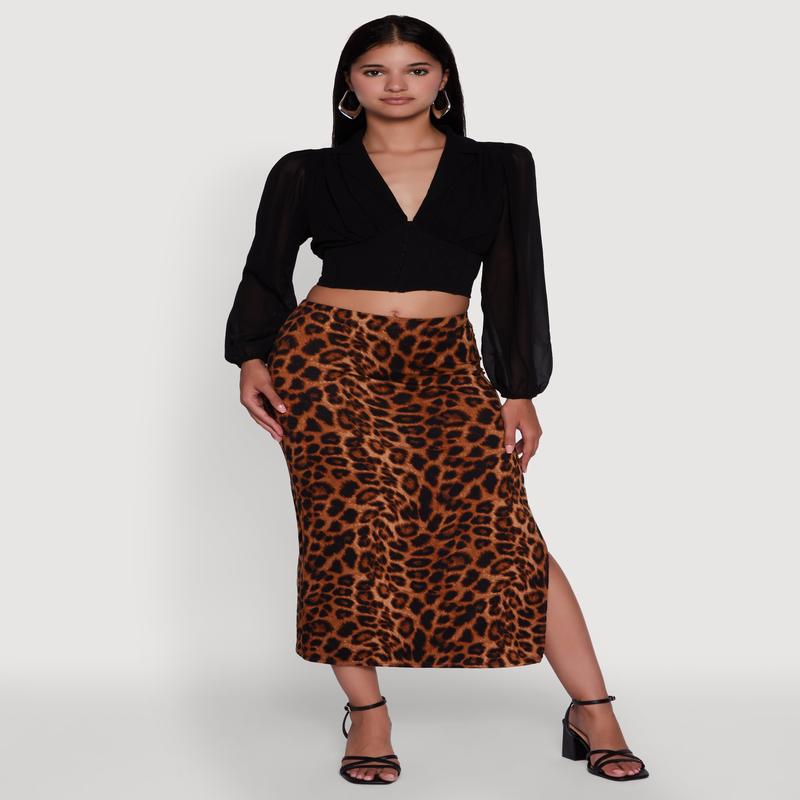 Chiffon Bubble Sleeve Cropped Corset Top