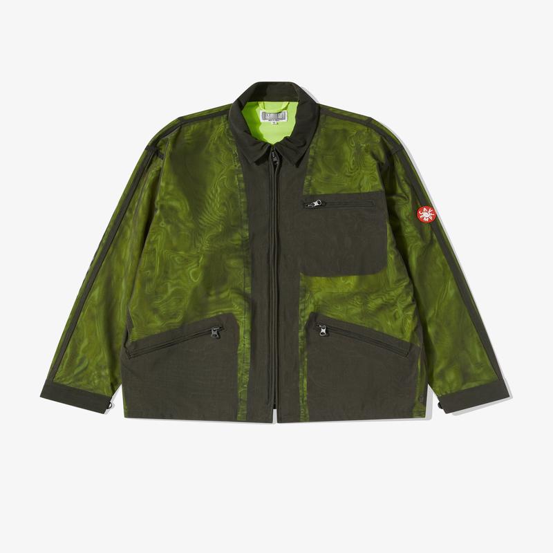 Cav Empt - Mens Lined Powernet Zip Jacket - (Green)