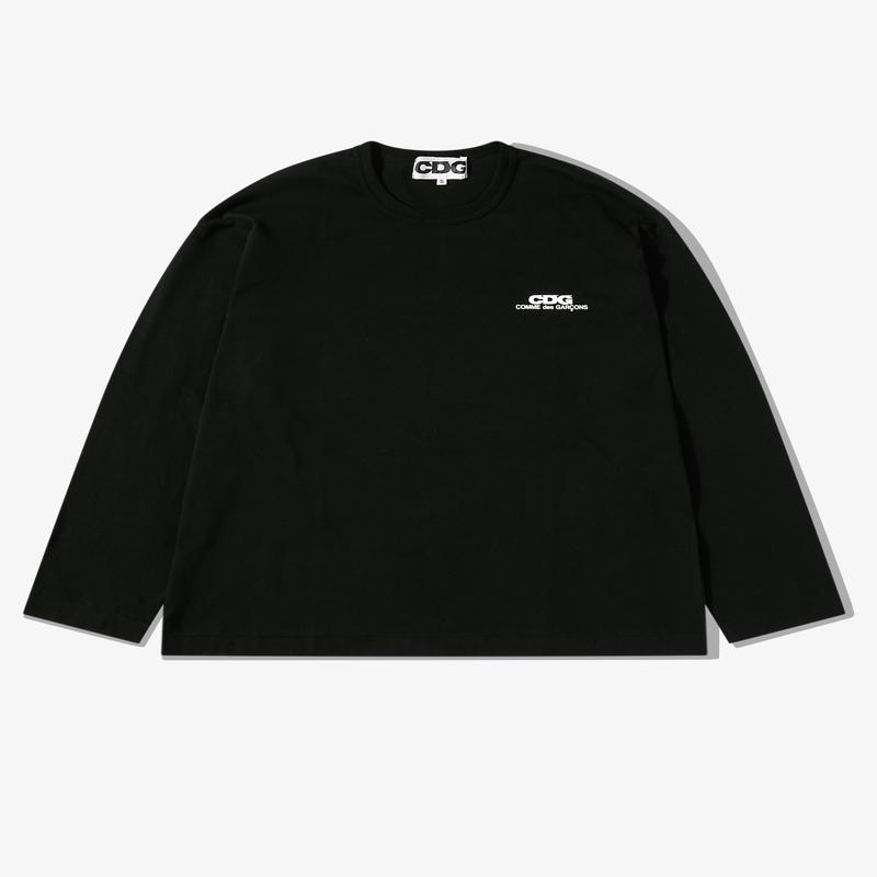 CDG - Small Logo Longsleeve T-Shirt - (Black)