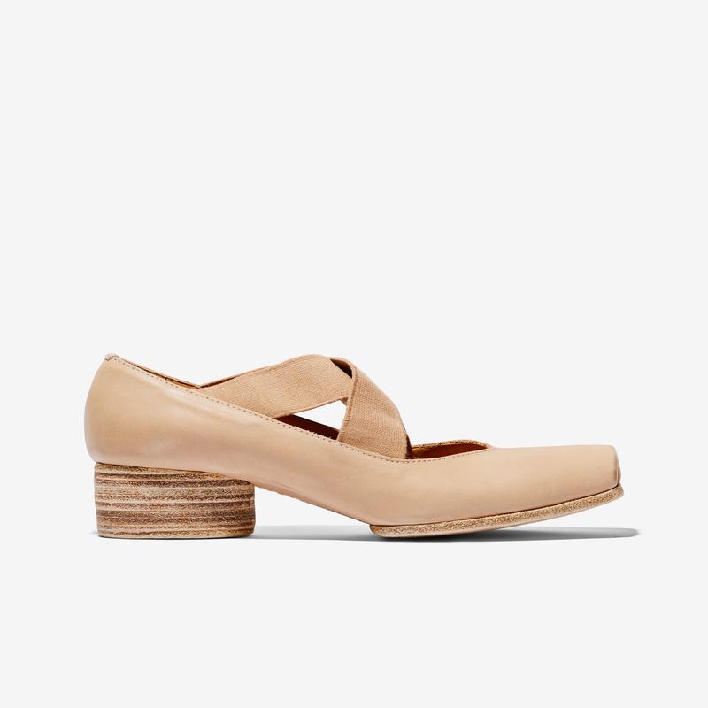 Uma Wang - Womens High Heel Ballet Shoe - (Nude)