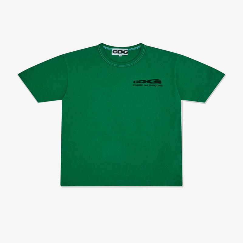 CDG - Overdyed Logo T-Shirt - (Green)
