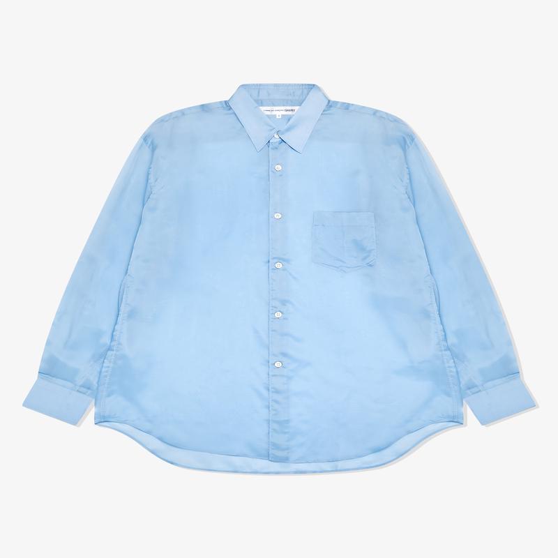 CDG Shirt Forever - Classic Fit Cupro Shirt - (Blue)