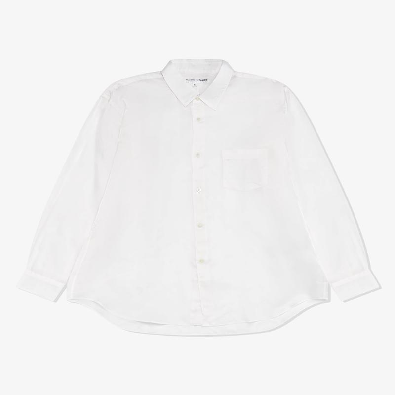 CDG Shirt Forever - Classic Fit Cupro Shirt - (White)