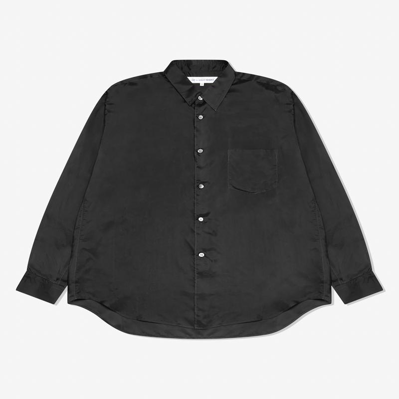 CDG Shirt Forever - Wide Fit Cupro Shirt - (Black)