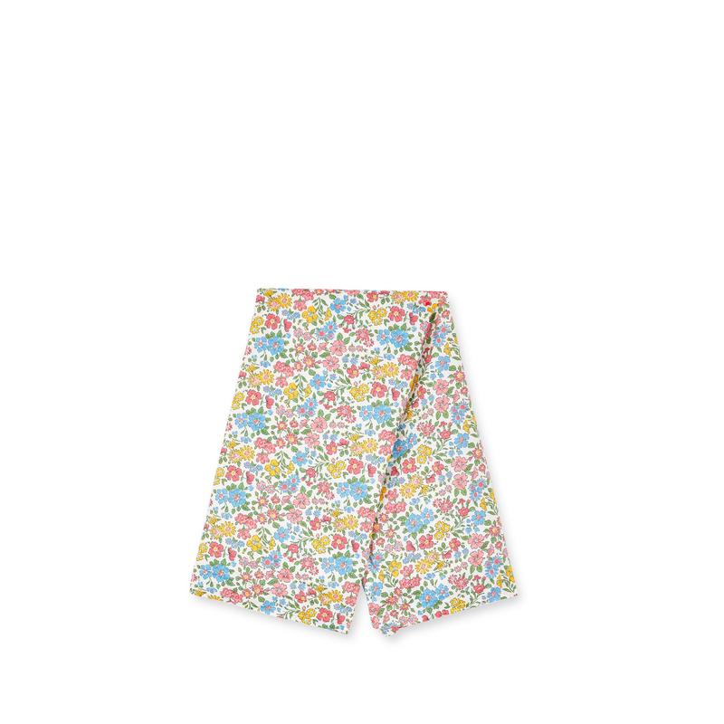 Daniela Gregis - DSM Exclusive Liberty Print Washed Medium Handkerchiefs Scarf - (White/Red/Blue/Yellow)