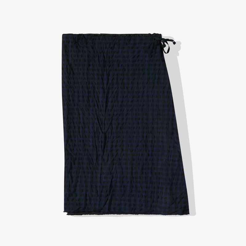 Daniela Gregis - Womens Drawcord Skirt - (Navy/Blue)