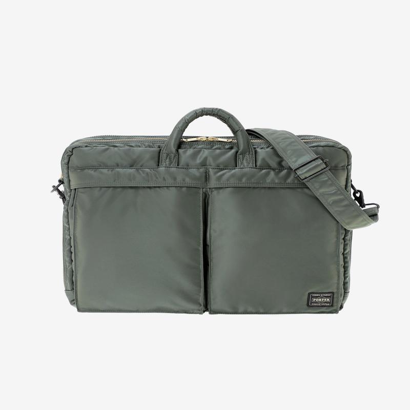Porter Yoshida & Co. - Tanker 2Way Document Bag w Zip - (Green)