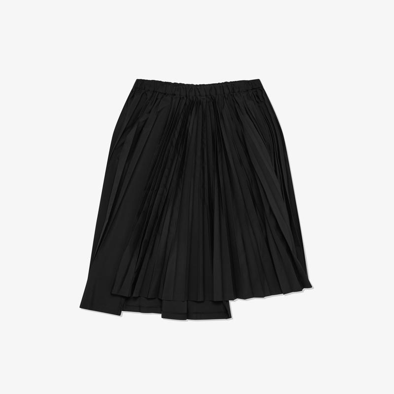 BLACK Comme des Garons - Asymmetric Accordion Skirt - (Black)