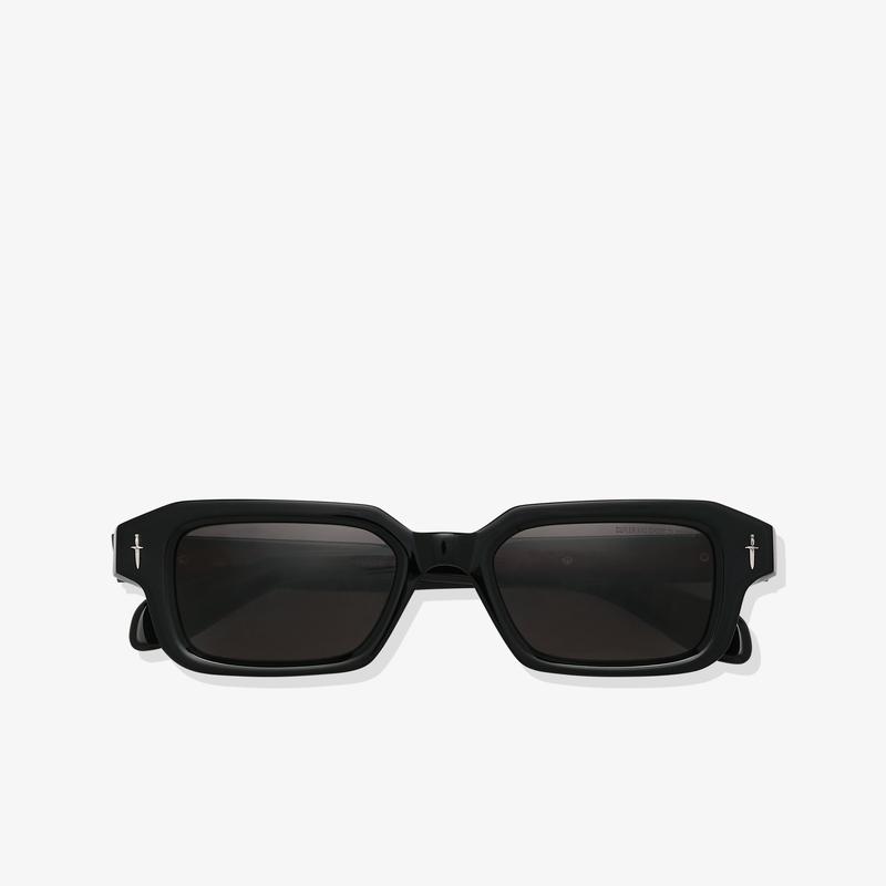 Cutler & Gross - The Great Frog Bones Link Rectangle Sunglasses - (Black)