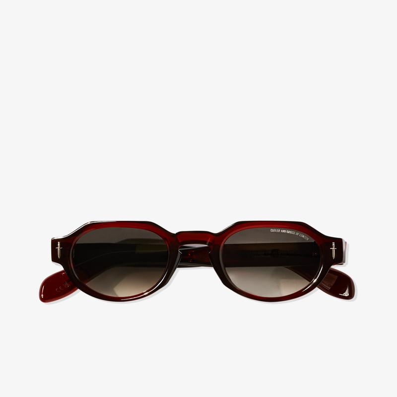 Cutler & Gross - The Great Frog Lucky Diamond I Round Sunglasses - (Red)