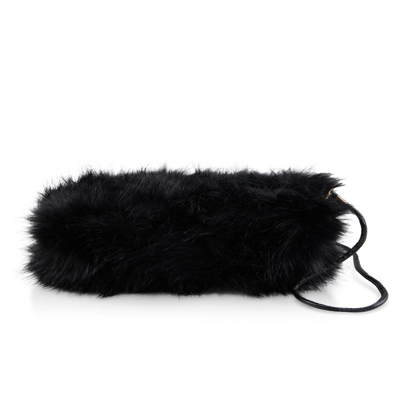 Faux Fur Hand Muff Crossbody Bag