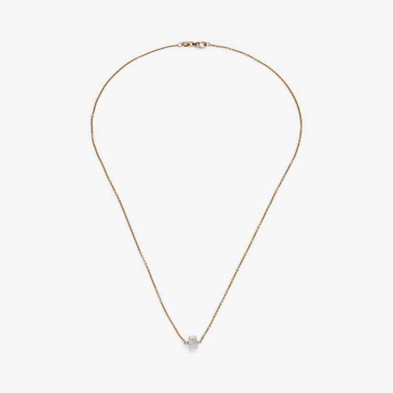 Moltke - Womens Abacus Necklace - (Yellow Gold)