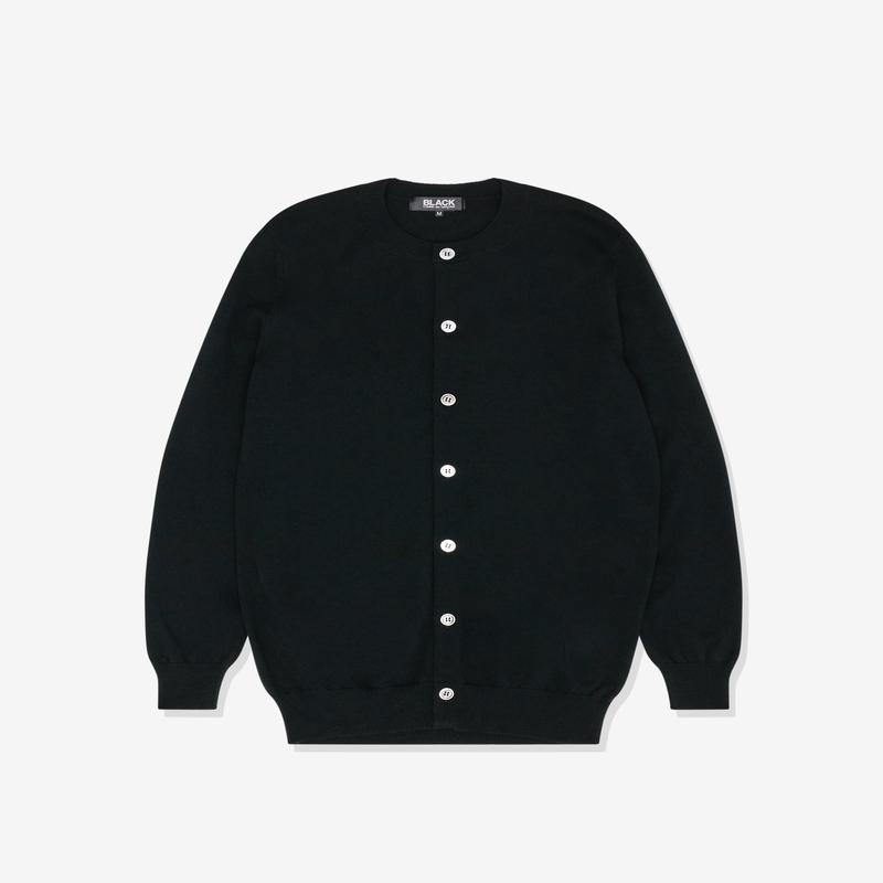 Black Comme des Garons - Unisex Long Cardigan - (Black)