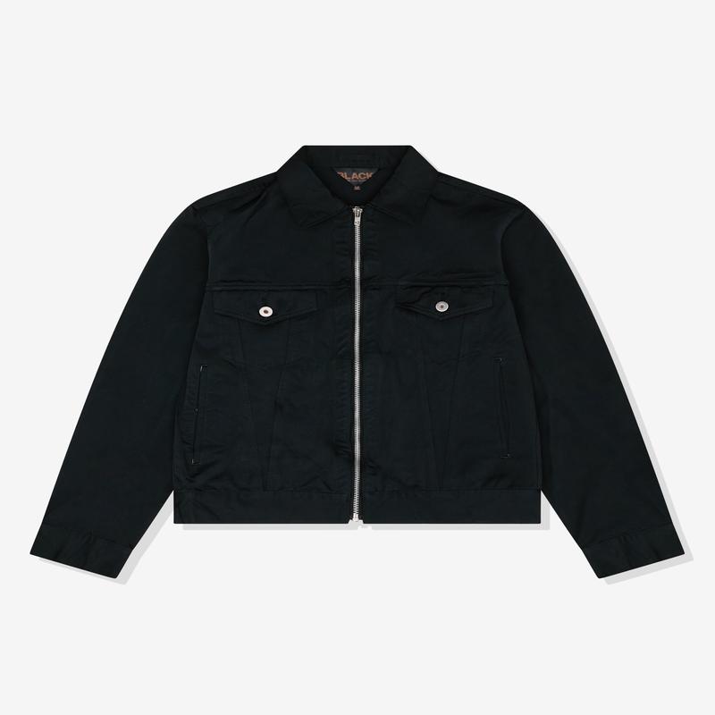 Black Comme des Garons - Unisex Trucker Jacket - (Black)