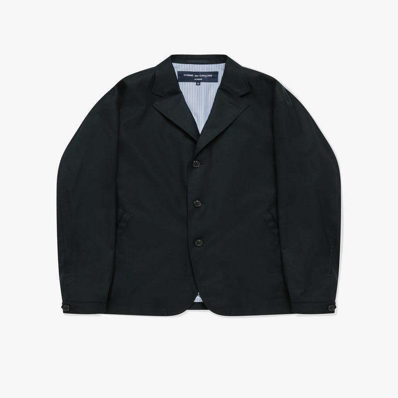 Comme des Garons Homme - Mens Wool Gabardine Sports Jacket - (Navy)