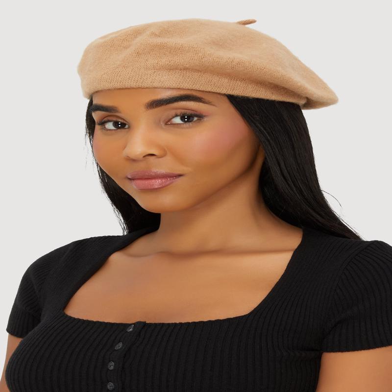 Solid Wool Beret