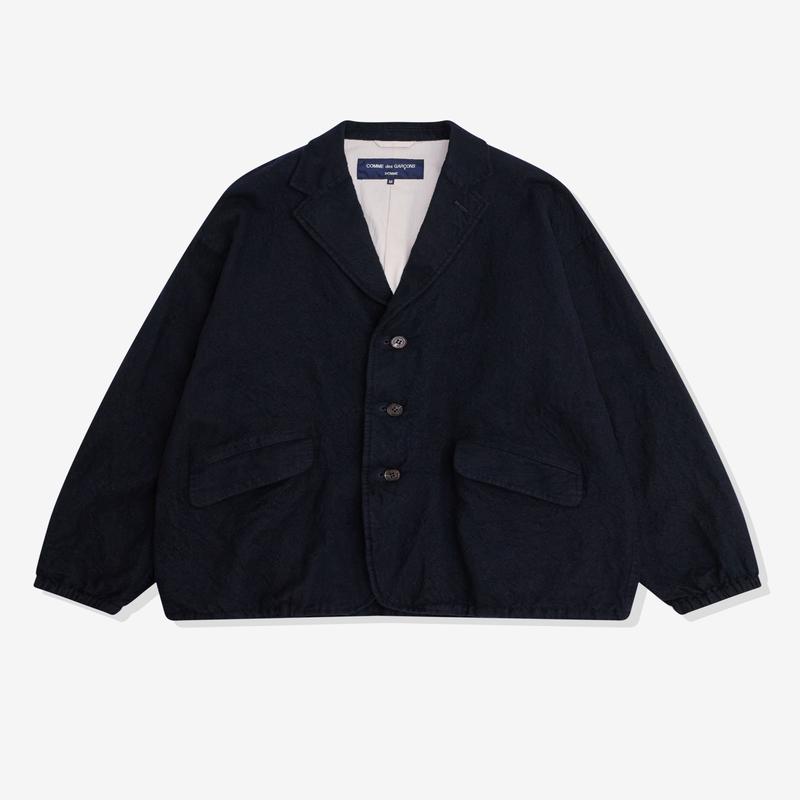 Comme des Garons Homme - Mens Garment Milled Sports Jacket - (Navy)