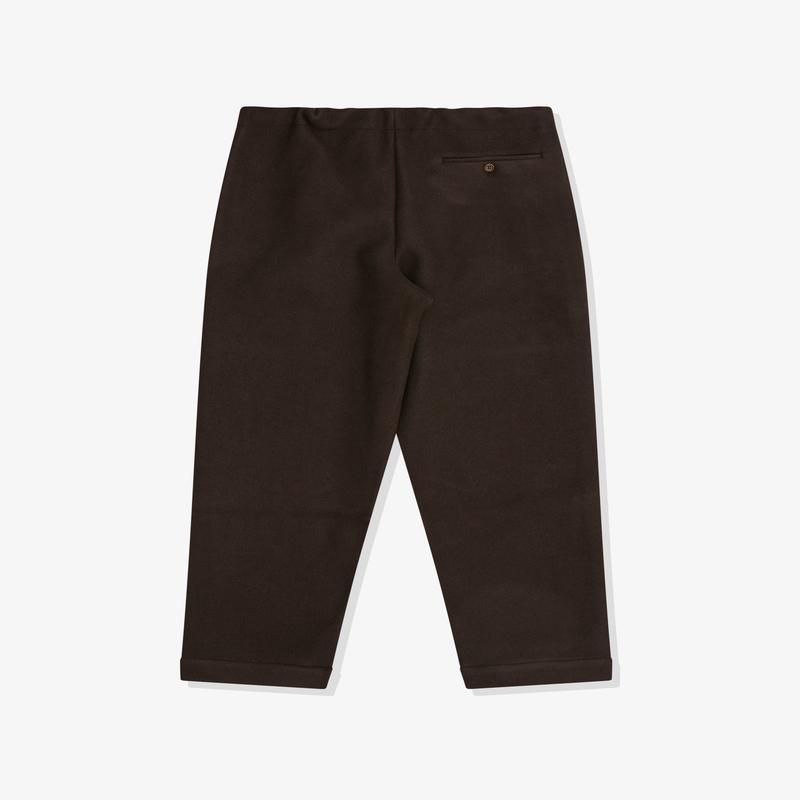 Meta Campania Collective - Mens Wool Drawstring Trousers - (Dark Chocolate)