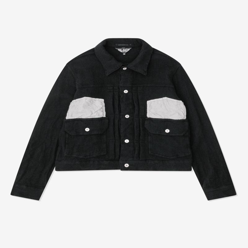 Black Comme des Garons - Pocket Bag Trucker Jacket - (Black)
