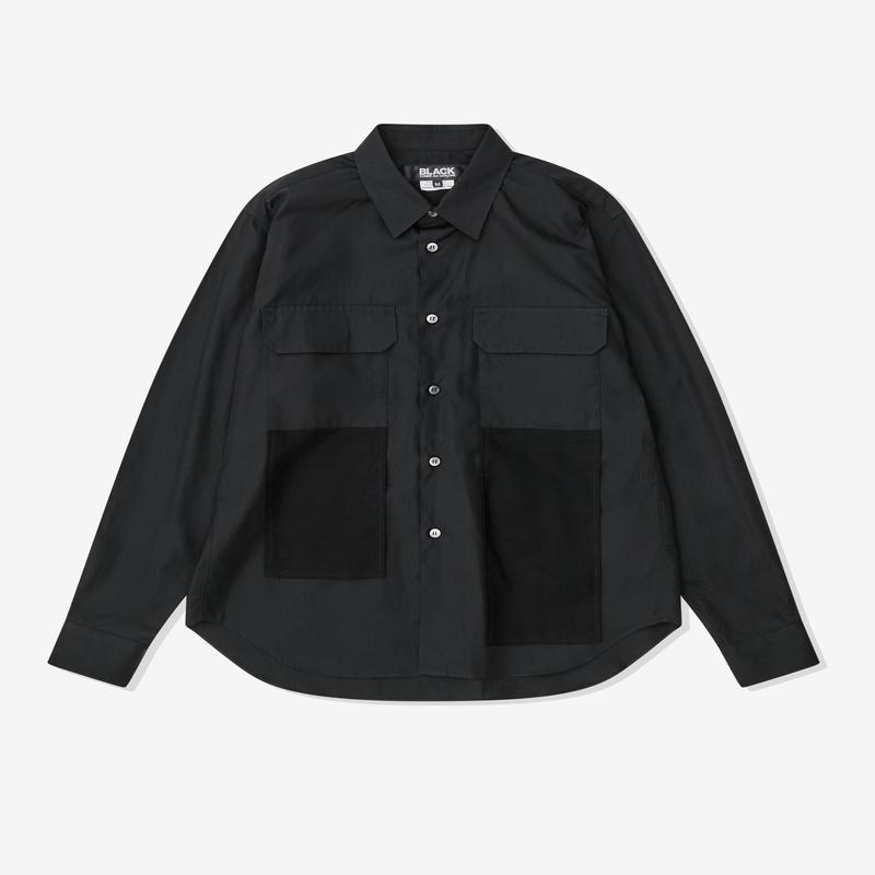 Black Comme des Garons - Tonal Panel Shirt - (Black)