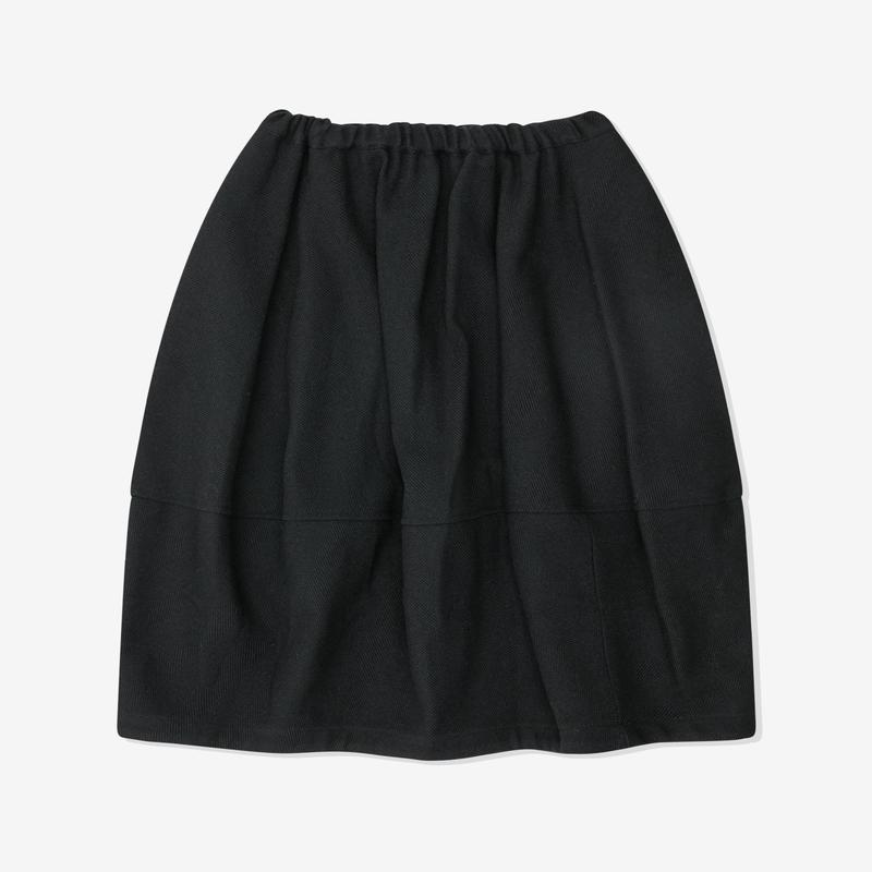 Black Comme des Garons - Wool Tweed Herringbone Skirt - (Black)