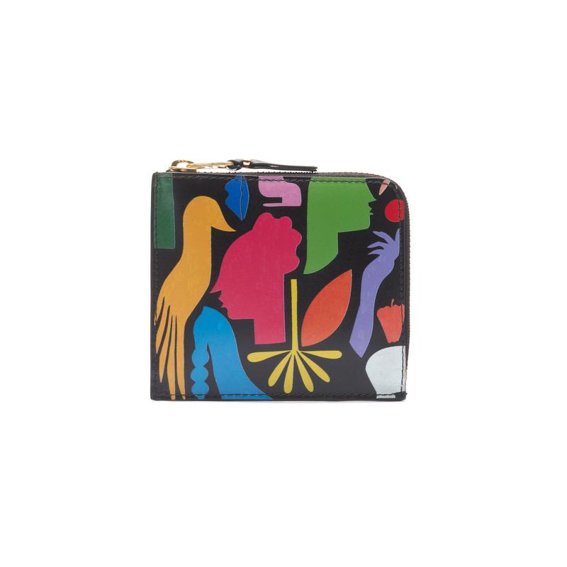 CDG Wallet - Diana Ejaita Zip Around Wallet - (Black SA3100DJ)