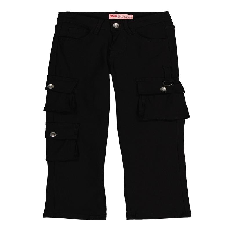 Girls Hyperstretch Straight Leg Cargo Pants