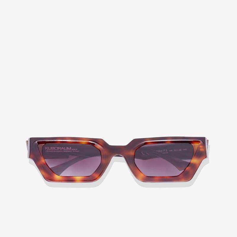 Kuboraum - Mens F3 52 Sunglasses - (Havana)