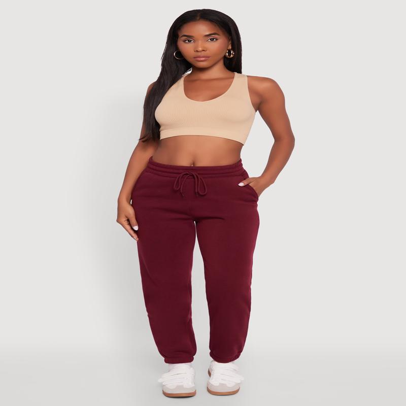 Fleece Sweatpants with Pockets